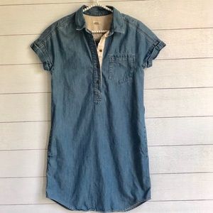 FOSSIL denim shirt dress